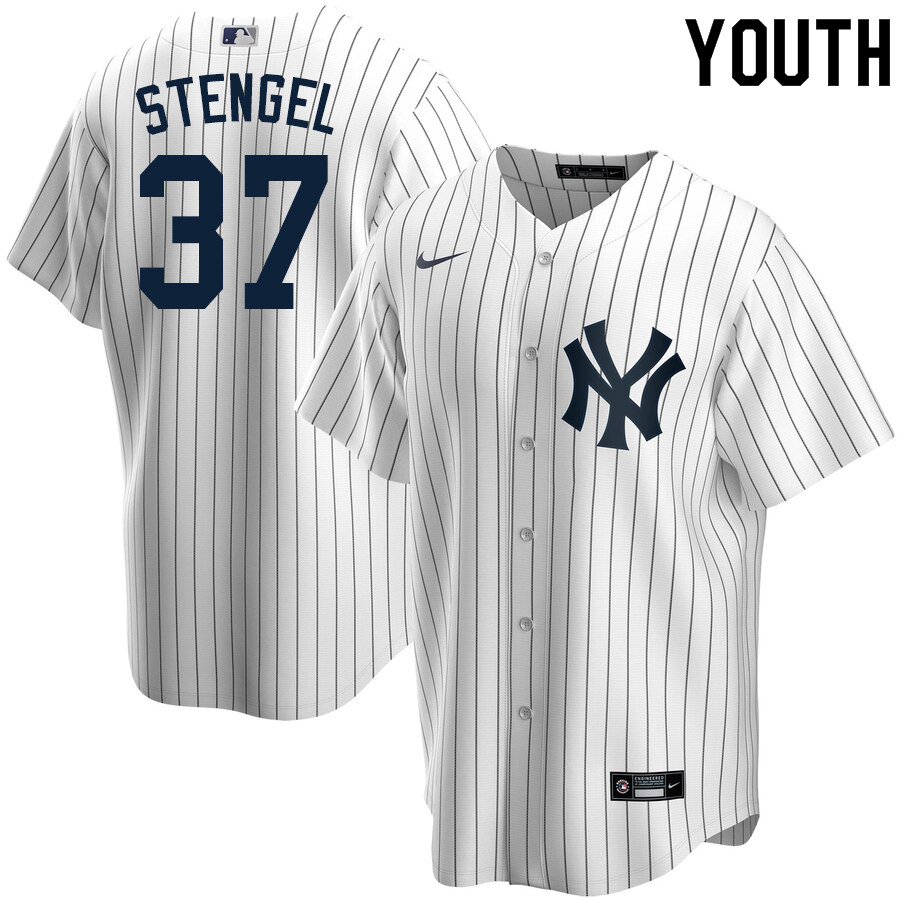 2020 Nike Youth #37 Casey Stengel New York Yankees Baseball Jerseys Sale-White